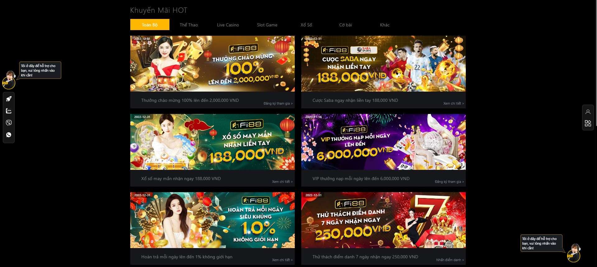 Khuyến mãi siêu khủng tại Fi88