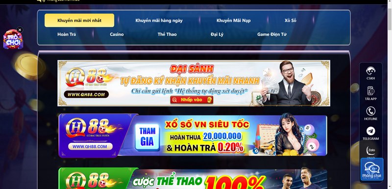 Chương trình khuyến mãi tại trang cược mang đến quà tặng khủng