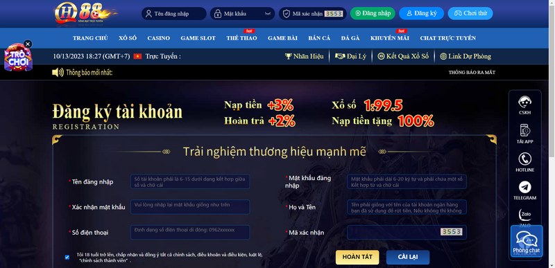 Hướng dẫn đăng ký tài khoản QH88 chi tiết cho tân thủ