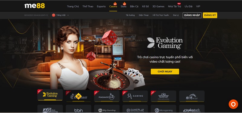 Giao diện ấn tượng là điều tạo nên sự khác biệt của nhà cái ME88