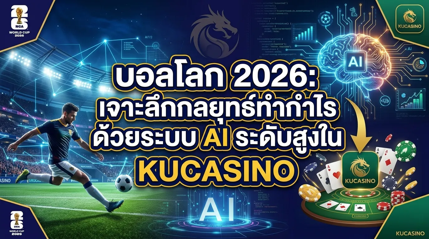 บอลโลก 2026: เจาะลึกกลยุทธ์ทำกำไรด้วยระบบ AI ระดับสูงใน KUCASINO